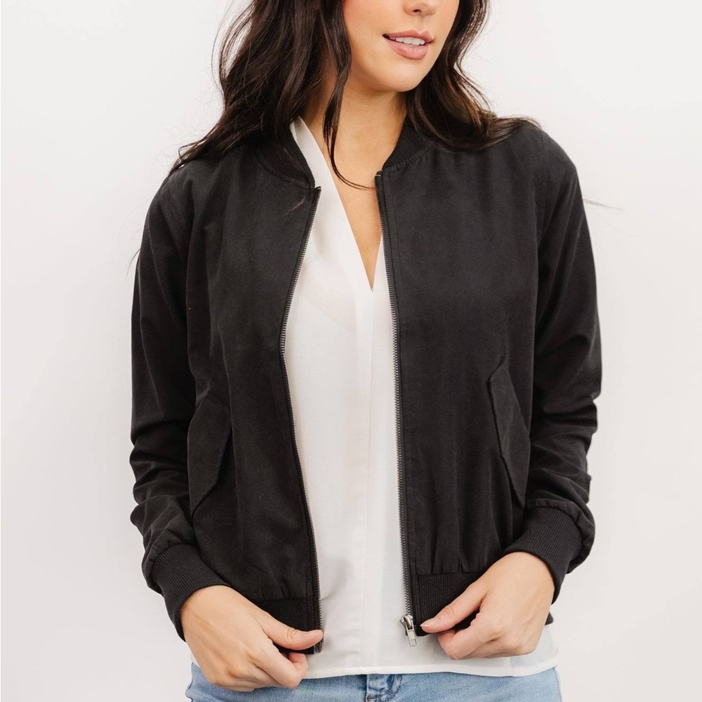 Faux Suede Jacket